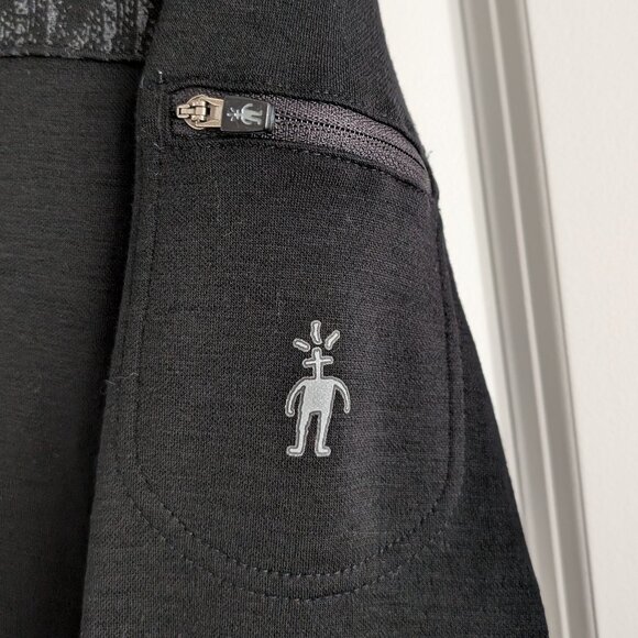 Smartwool Full Zip, Black, Size Medium - Picture 4 of 9